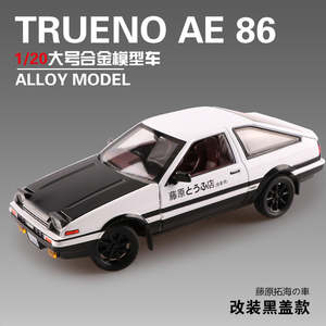 Car Body Style Hatchback: Mini Auto 1/24 Toyota AE 86 Initial D Modern Car Model