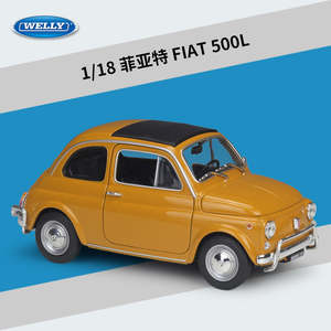 Car Body Style Convertible Coupe: Welly 1/18 FIAT 500L Modern Car Model