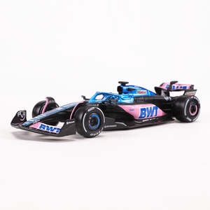 Car Price Under 31: Bburago 1/43 BWT Alpine F1 Formula 2023 Modern Car Model