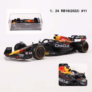 Car Price 50 101: Bburago 1/24  Ferrari Formula Racing Car Acrylic Display Case Modern Car Model