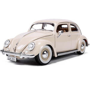 Car Price 100 201: Bburago 1/18 Volkswagen Beetle 1955 Classic Car Model