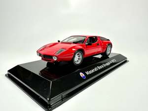 Car Scale 1 43: LEO 1/43 Maserati Bora Gruppo 4-1973 Classic Car Model