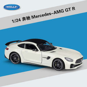 Car Model Brand Welly: Welly 1/24 Mercedes-Bens AMG GT R Modern Car Model