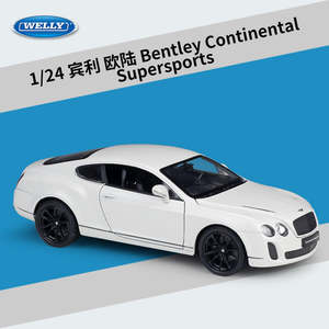 Car Make Bentley: WELLY 1/24 Bentley Continental Supersports Modern Car Model