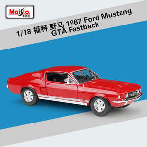 Car Make Ford: MAISTO 1/18 Ford Mustang Classic Car Model
