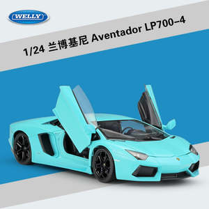 Welly 1/24 Lamborghini Aventador Coupe LP700-4 Modern Car Model