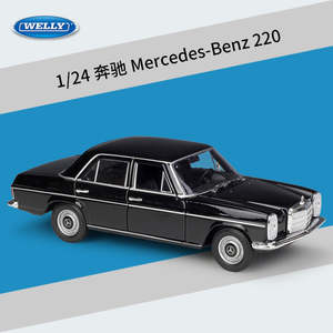 Car Make Mercedes Benz: WELLY 1/24 Mercedes-Benz 220 Classic Car Model