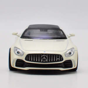 Car Make Mercedes Benz: WELLY 1/36 Mercedes-Benz AMG GTR Modern Car Model