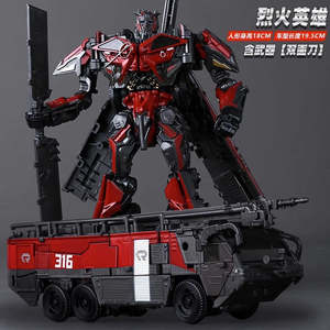 Transformer: BAIWEI Transformer 17.5cm Action Figure Toys Commander Prime Deformation