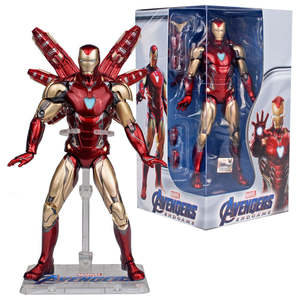 Action Figures: Iron Man MK85 Stand Version Action Figure – Avengers 4 Endgame, Fully Articulated Model Toy
