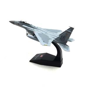 Aircrafts: 1/100 USA F-15C F-15E F-16C Aircraft Alloy Model Diecast
