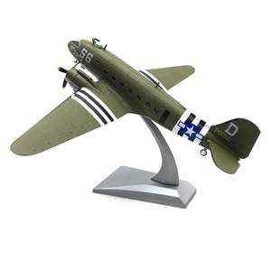 1/100 EK -47/DC-3 D-Day 75th Anniversary Aircraft Alloy Model Diecast