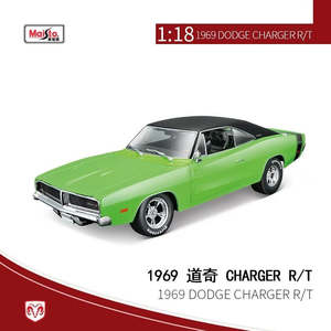 Car Price 100 201: Maisto 1/18 Dodge Charger R/T 1969 Classic Car Model