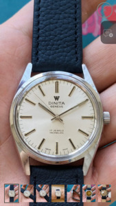Car Price 200 401: Swiss Made Vintage DINITA Manual Wind Watch ETA2750 17 Jewels 36mm 099-0180