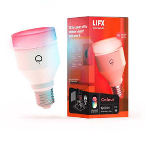 LIFX Colour 1200 Lumens A60 E27 Wi-Fi Controlled LED Bulb