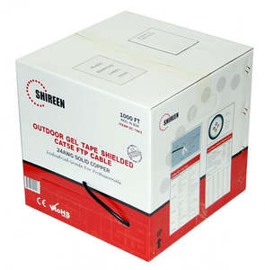 Shireen Outdoor Shielded Cat5e Dry Gel Tape Cable Per meter