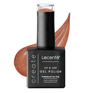 Lecente Create Gel Colours: Citrine - Glitter Gel Polish
