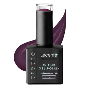 Lecente Create Gel Colours: Black Cherry - Gel Polish