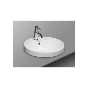Basin: recessed round ceramic basin OM763