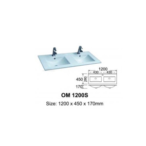 brand new square basin for vanity OM1200S