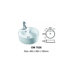 quality ceramic grade A basin OM7026