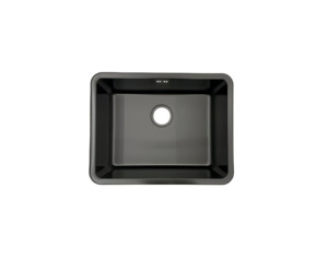top/undermount gunmetal black coloured stainless steel kitchen sink OM02AB