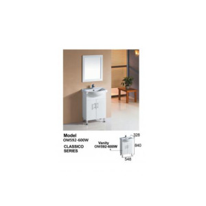 Bathroom Basin With Drawers: Vanity OM592-600