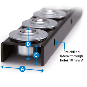 Products: Efficient Ball Transfer Rails for Custom Conveying Solutions