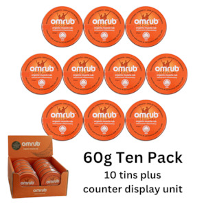 Muscle Rub: Organic Muscle Rub 10 Tin Pack - 60g