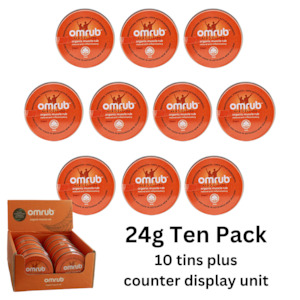 Muscle Rub: Organic Muscle Rub 10 Tin Pack - 24g