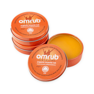 60g: Organic Muscle Rub - 60g - 3 Pack