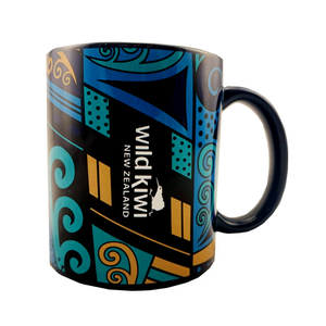 Wild Kiwi Kowhaiwhai Ceramic Mug