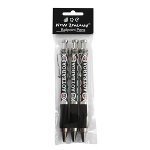 Stationery: Ballpoint Pen Set NZ Aotearoa 3pc