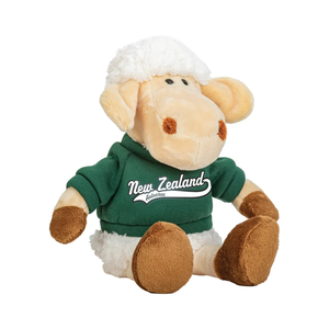 Soft Toys: Parrs Sheep Toy Sitting w/Green Jumper New Zealand 21cm
