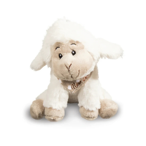 Soft Toys: Sheep Toy Beige Bandana 18cm