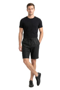 Linen Shorts: Drawstring Linen Short