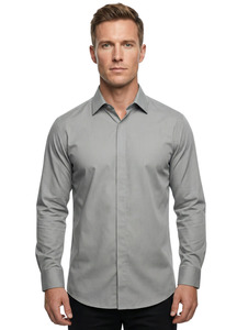 The Satin Slate Shirt