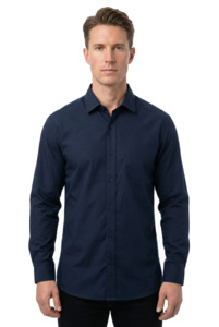 Shirt: The Navy Cotton Button Down