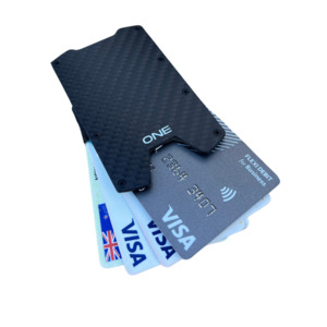 Frontpage: The ONE Money Clip - Carbon Fiber Card Holder