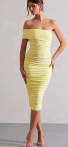 Size 12 16: Lemon One Shoulder
