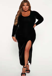 Formal: Valerie Velvet Maxi Dress