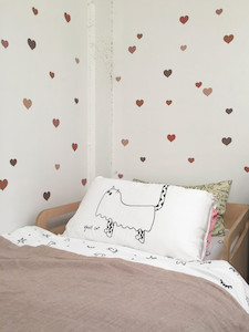 Wall Stickers: Desert Sunset - Small Hearts