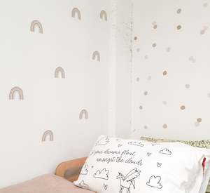 Wall Stickers: Nearly Neutrals  - Rainbows