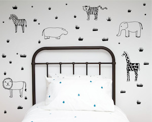 Your Favourite Wall Stickers: Safari Animals Wall Decals