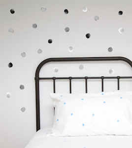 Watercolour Hand Painted Polka Dots - Winter