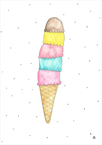 Ice Cream Art Print