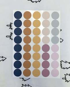 Butterscotch Sunset - Small Polka Dots