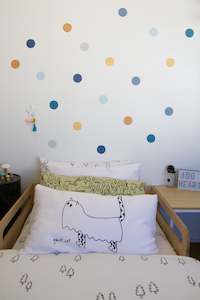 Butterscotch Sunrise - Large Polka Dots