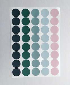 Polka Dots: Polka Dots - Small - Forest Sunrise