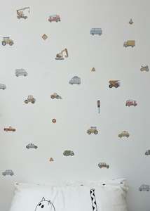 Vehicles: On the Road Wall Stickers